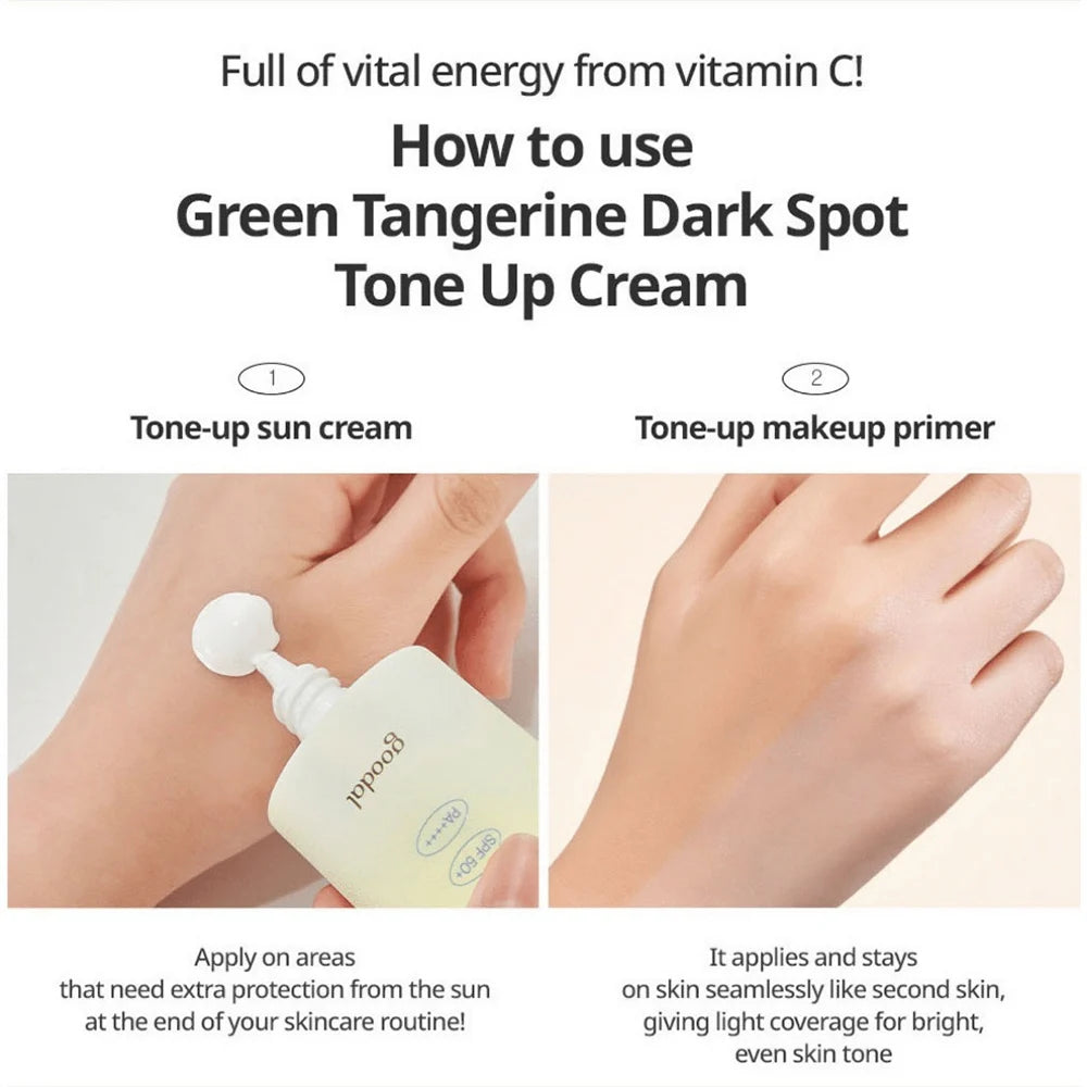 goodal Green Tangerine Vita C Dark Spot Tone up Cream SPF50+ PA++++