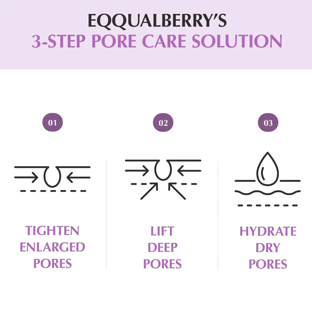 EQQUAL BERRY Purple PDRN Pore Minimizing Serum