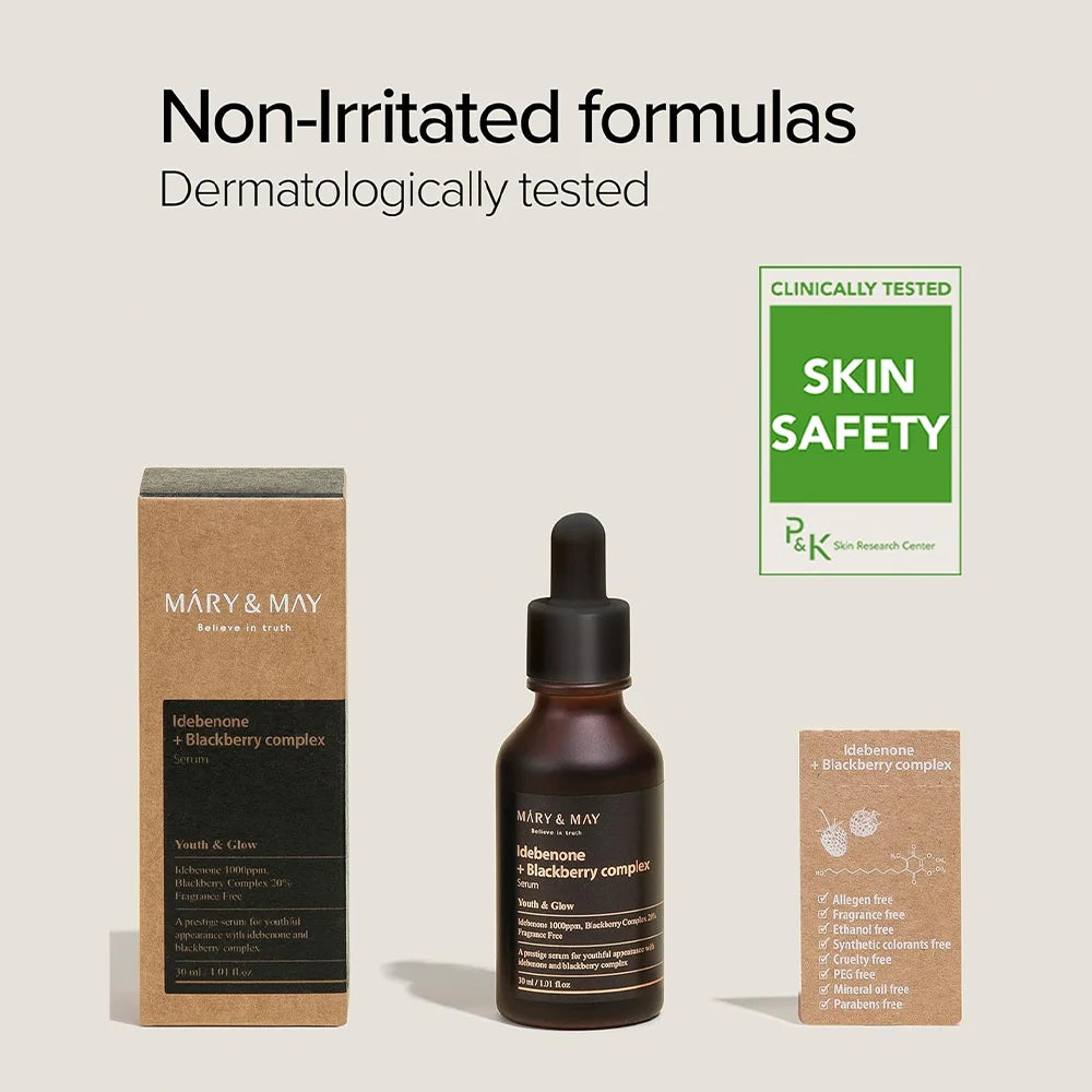 MARY&MAY Idebenone + Blackberry Complex Serum