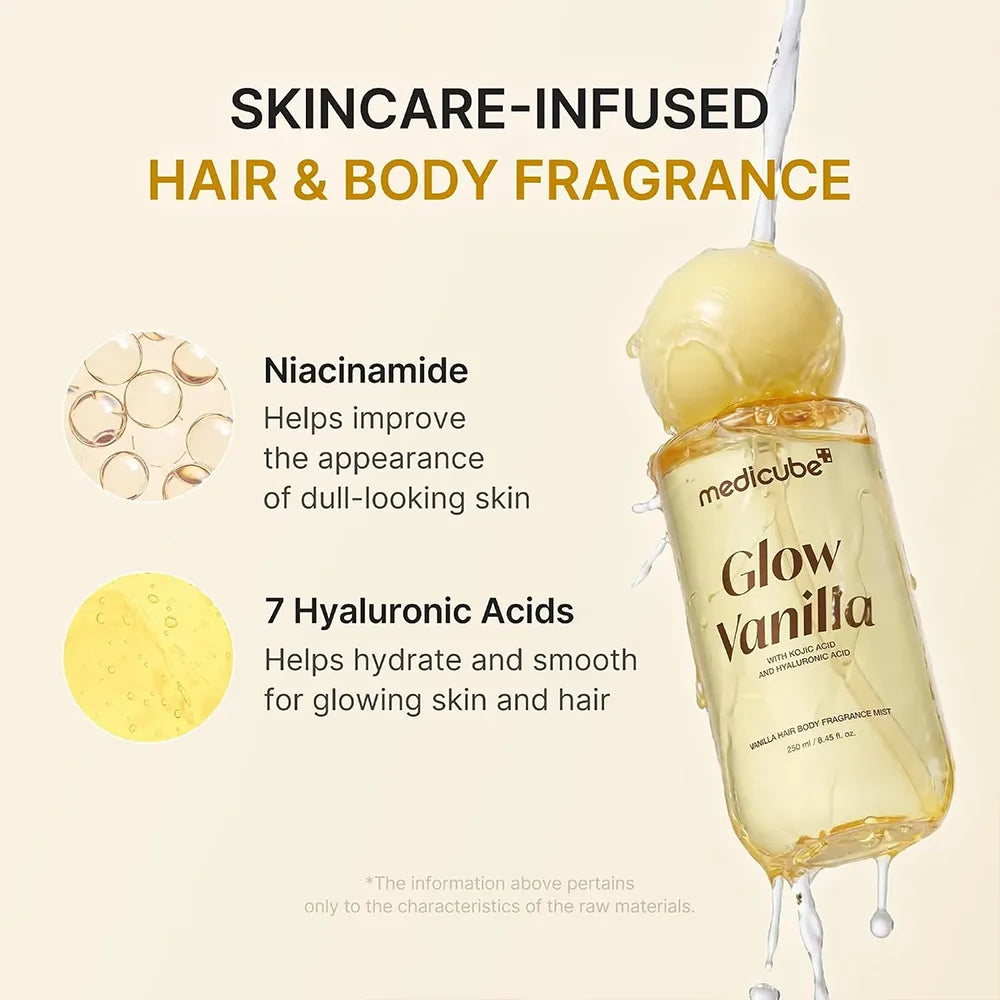 medicube Glow Vanilla Hair & Body Fragrance Mist