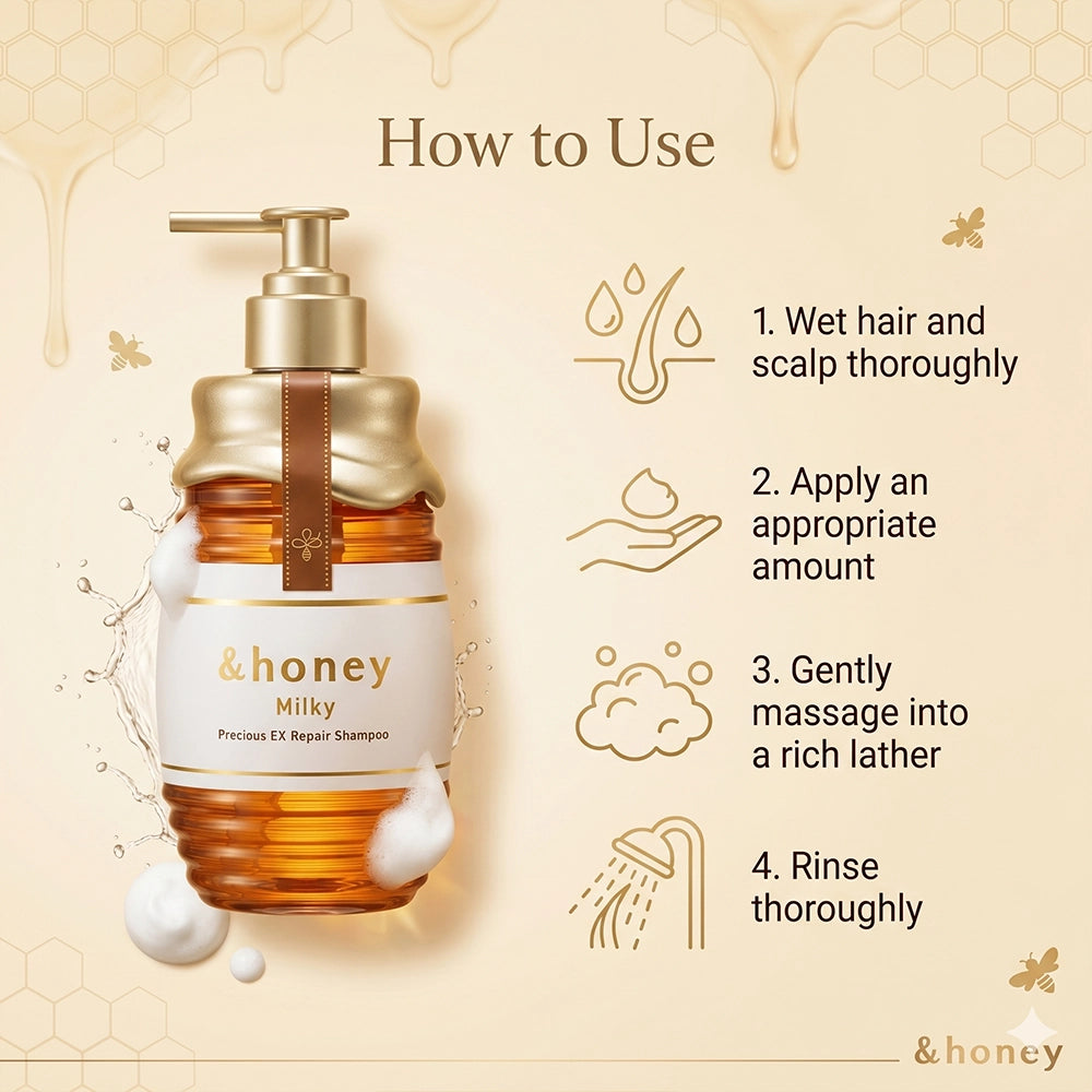 &honey Milky Precious Ex Repair Shampoo