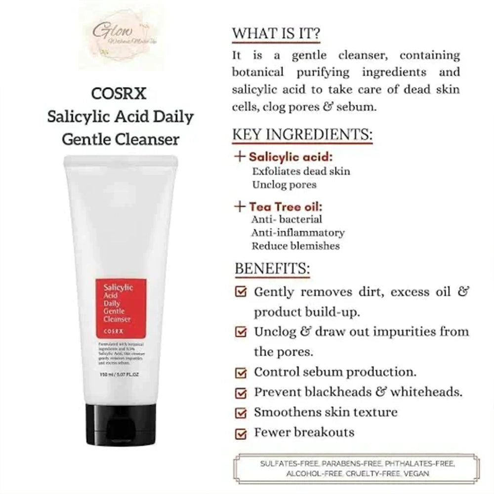 COSRX Salicylic Acid Daily Gentle Cleanser