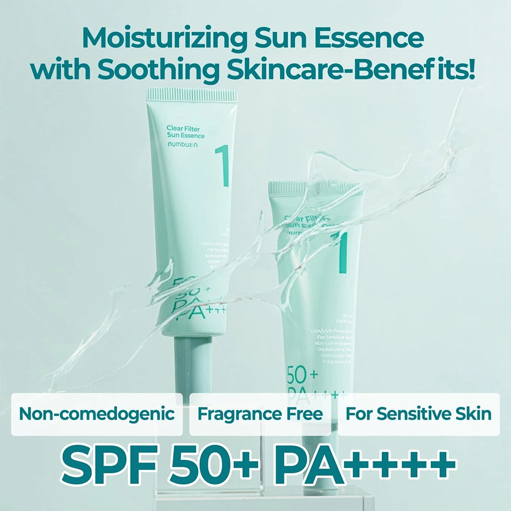 numbuzin Clear Filter sun Essence Cica + Hyaluronic Acid 1