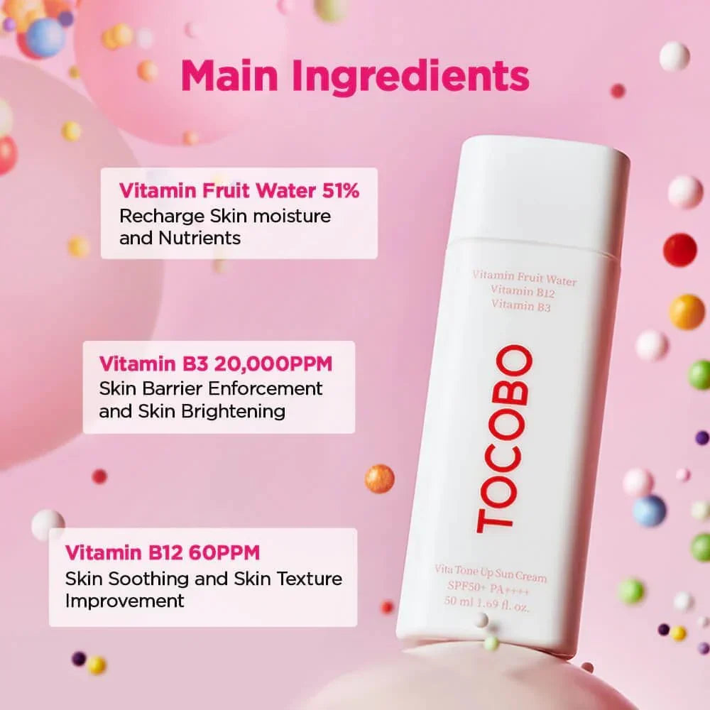 TOCOBO Vita Tone Up Sun Cream SPF50+ PA++++