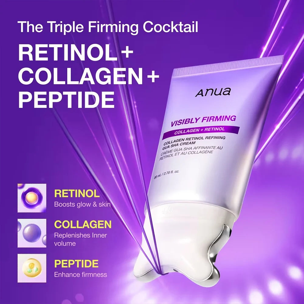 Anua Visibly Firming  Collagen Retinol Refining Gua Sha Cream