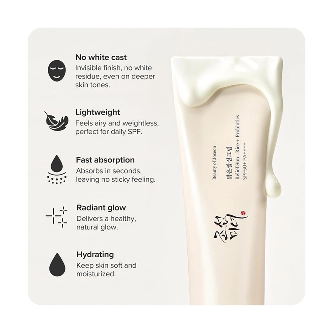 Beauty of Joseon Relief Sun Rice + Probiotics SPF50 PA+
