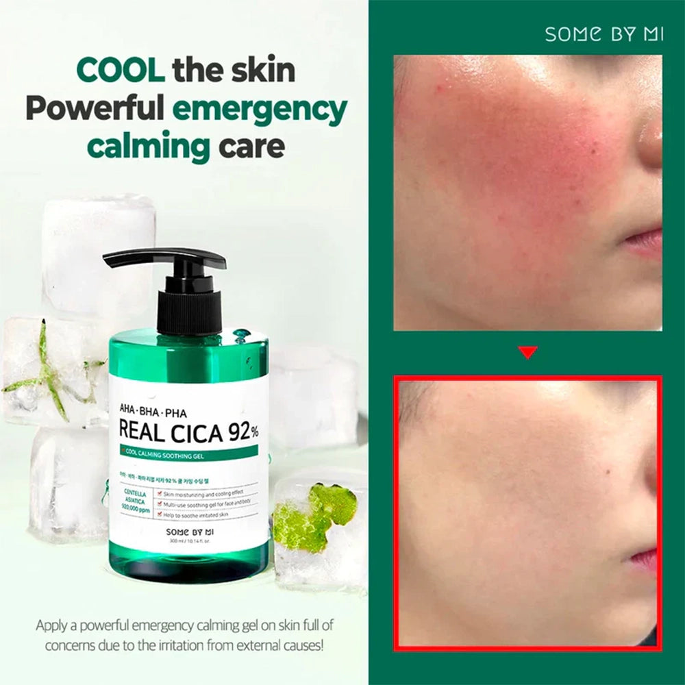 SOME BY MI AHA-BHA-PHA Real Cica 92% Cool Calming Soothing Gel