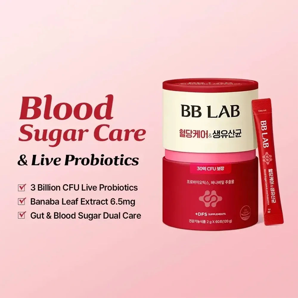 BB LAB 3 Billion Probiotic Blood Sugar Management Pack