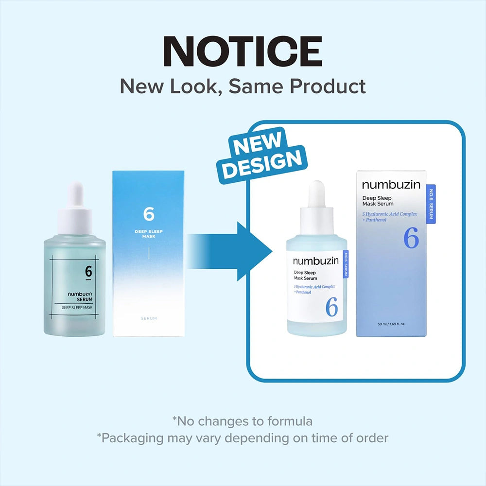 numbuzin No. 6 Deep Sleep Mask Serum