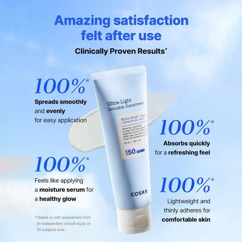 COSRX Ultra-Light Invisible Sunscreen SPF50