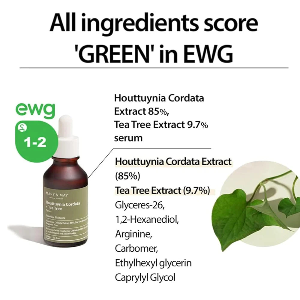 MARY&MAY Houttuynia Cordata + Tea Tree Serum