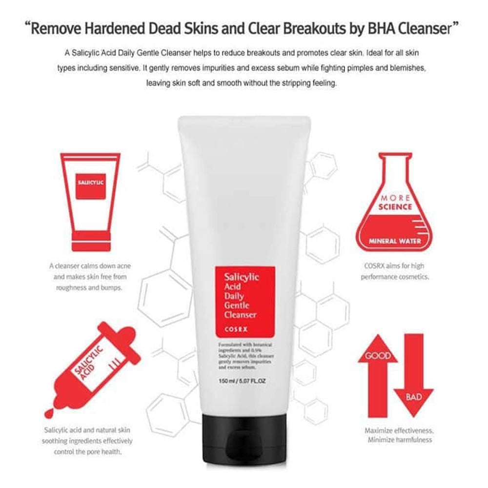 COSRX Salicylic Acid Daily Gentle Cleanser