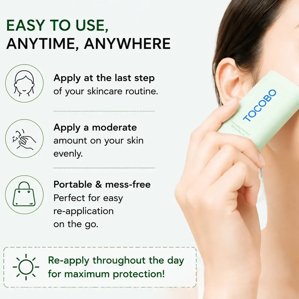 TOCOBO Cica Cooling Sun Stick SPF50+ PA++++