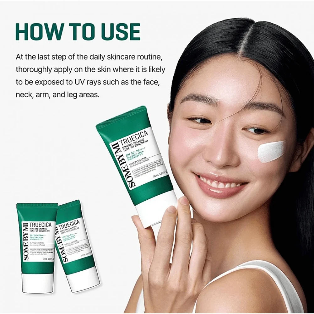 SOME BY MI Truecica Mineral Calming Tone-Up Suncream SPF50+