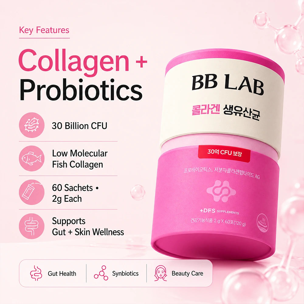 BB LAB Collagen Probiotics Powder Sticks
