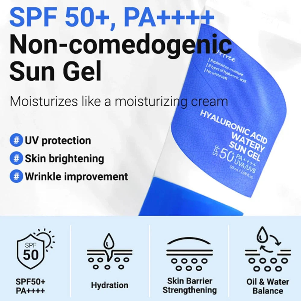 Isntree Hyaluronic Acid Watery Sun Gel SPF50+ PA++++