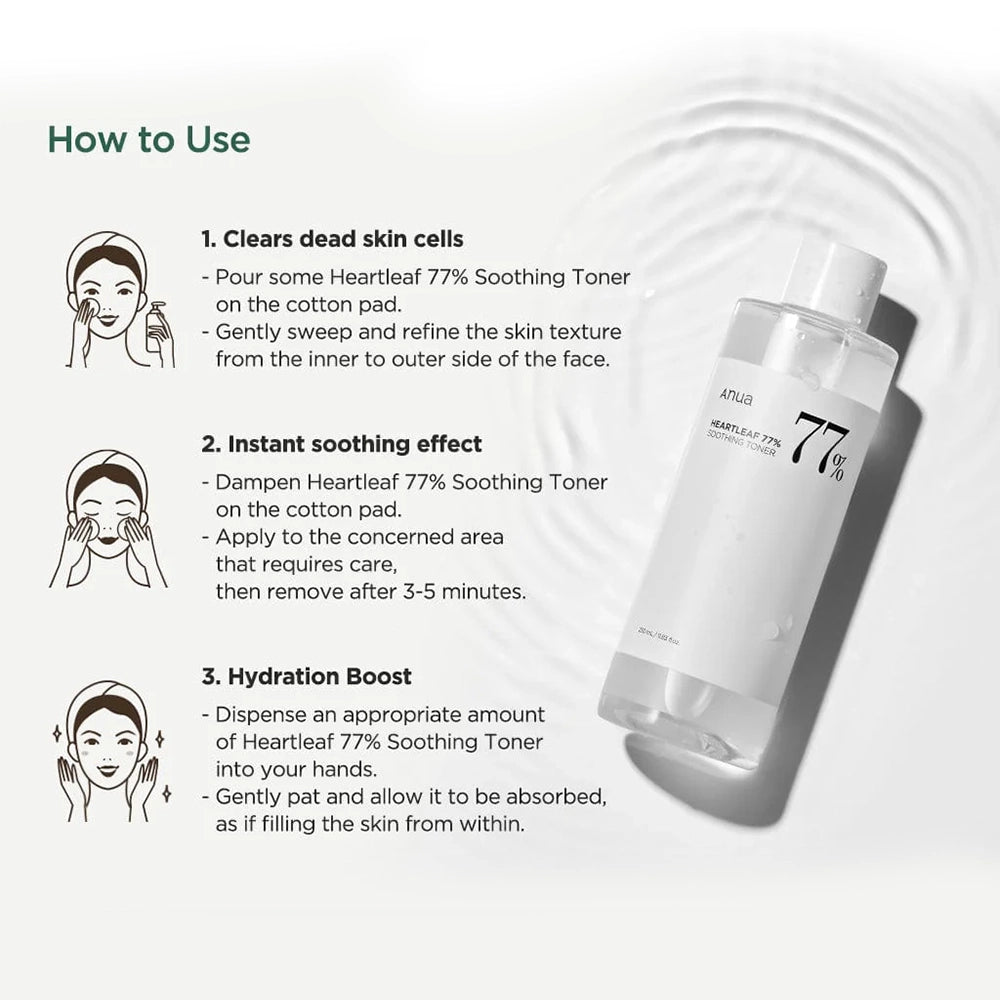Anua Heartleaf 77% Soothing toner