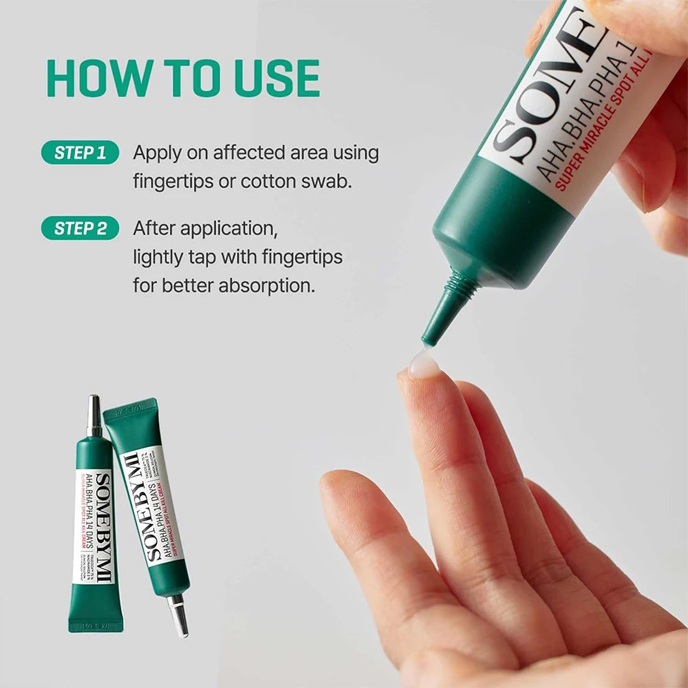 SOME BY MI AHA. BHA. PHA 14 Days Super Miracle Spot All Kill Cream