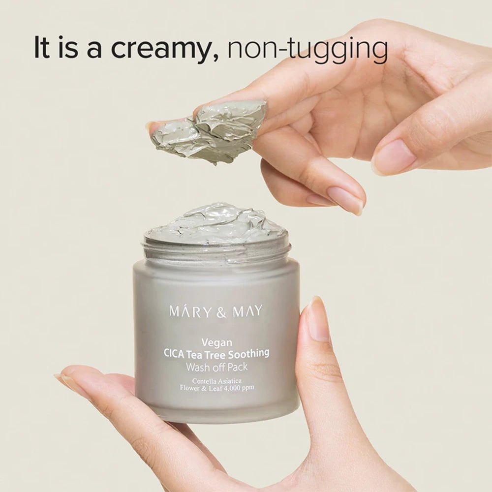MARY&MAY Wash Off Cica Tea Tree Soothing Mask Pack
