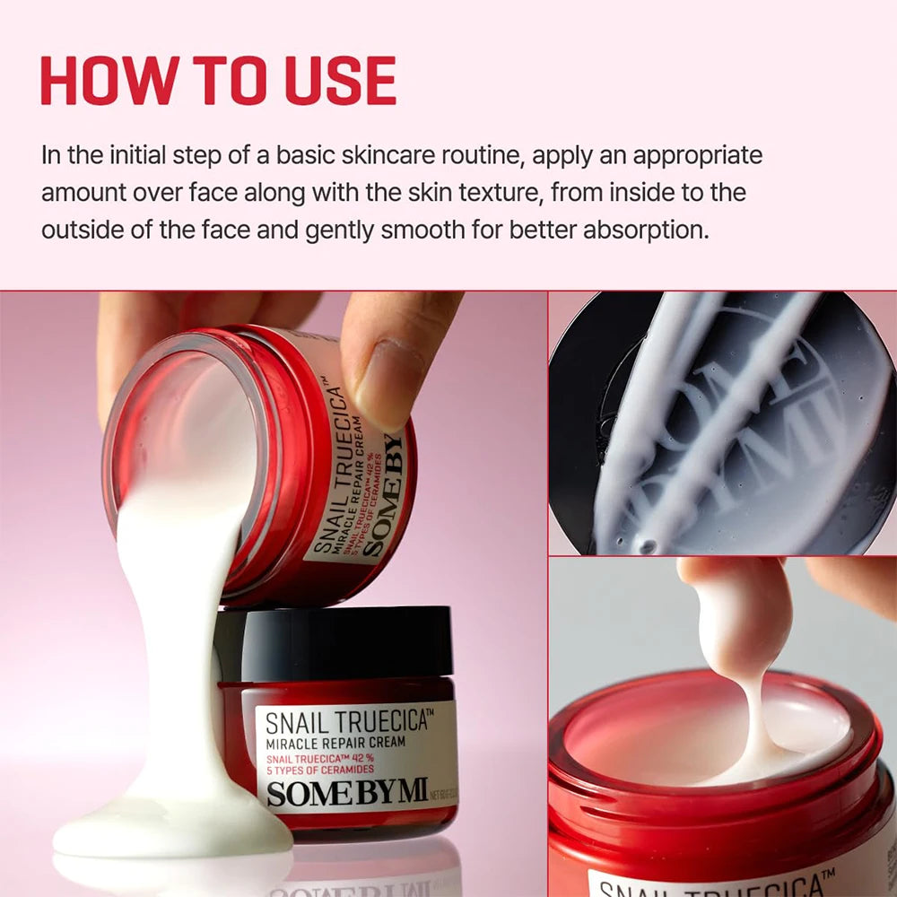 SOME BY MI Snail Truecica Miracle Repair Soothing and Moisturizing Cream