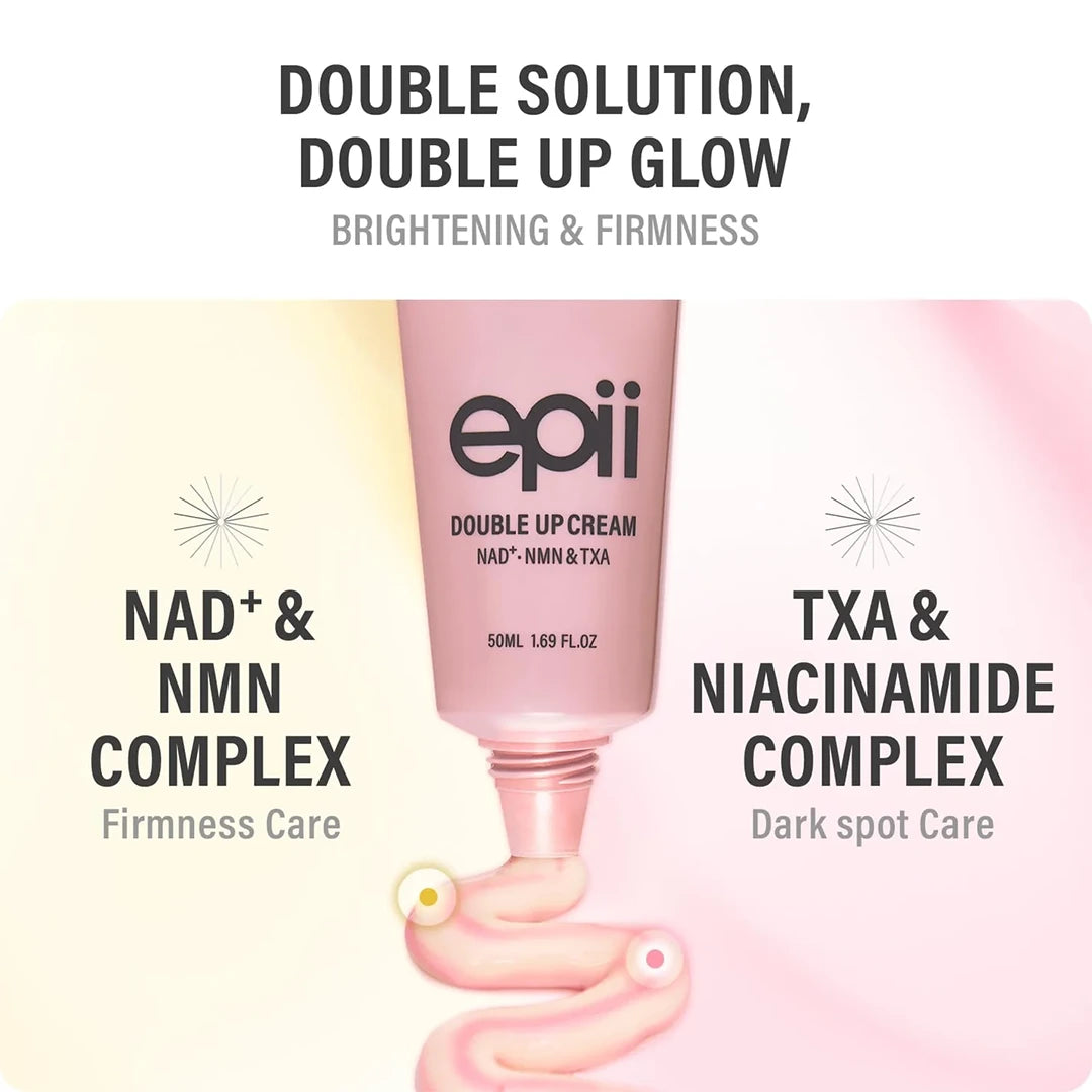 epii Double Up Cream NAD+ NMN & TXA