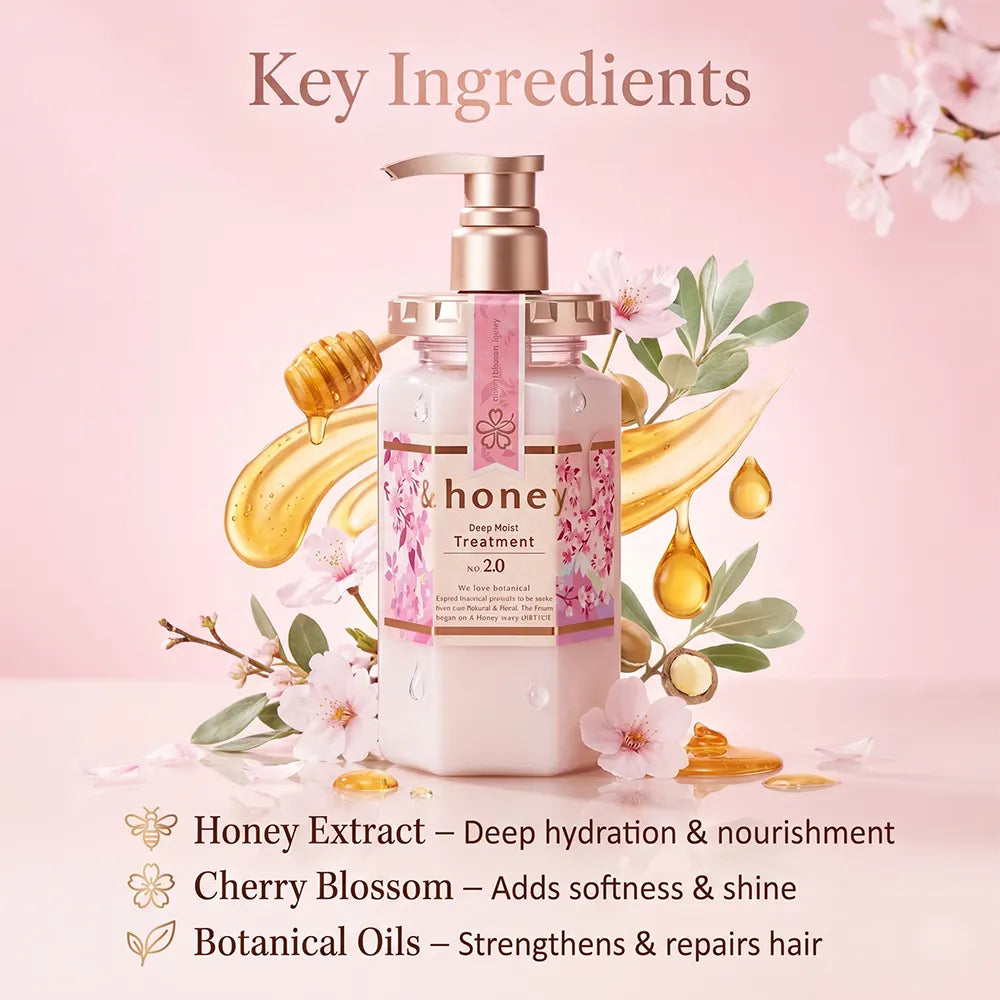 &honey Deep Moist Cherry Blossom honey Treatment