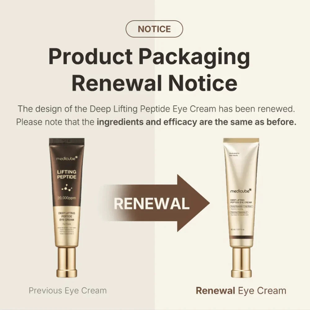 medicube Deep Lifting Peptide Eye Cream for Face