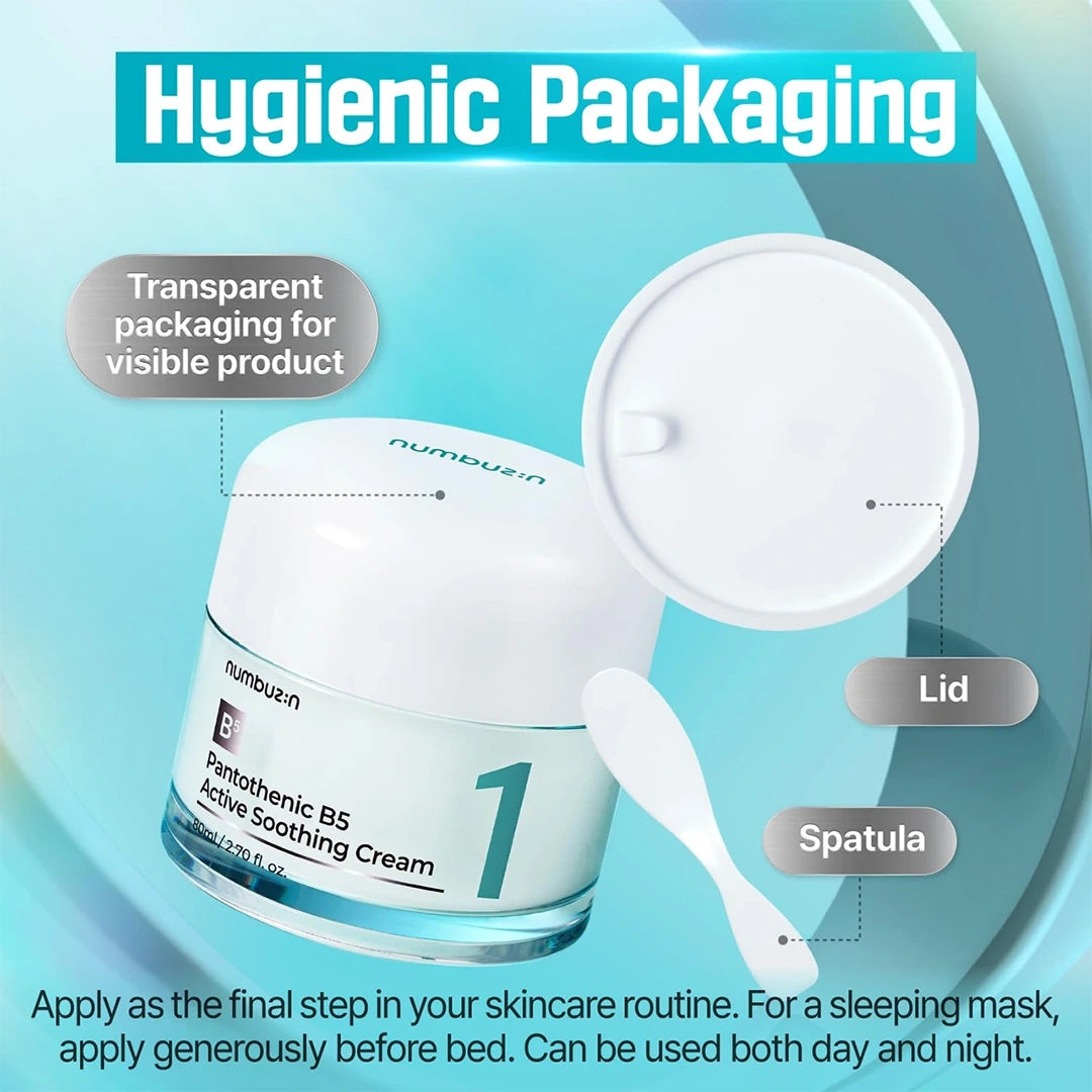 numbuzin No.1 Pantothenic B5 Active Soothing Face Cream