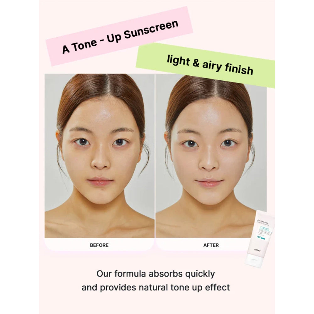 COSRX Aloe 54.2 Aqua Tone-Up Sunscreen SPF50+