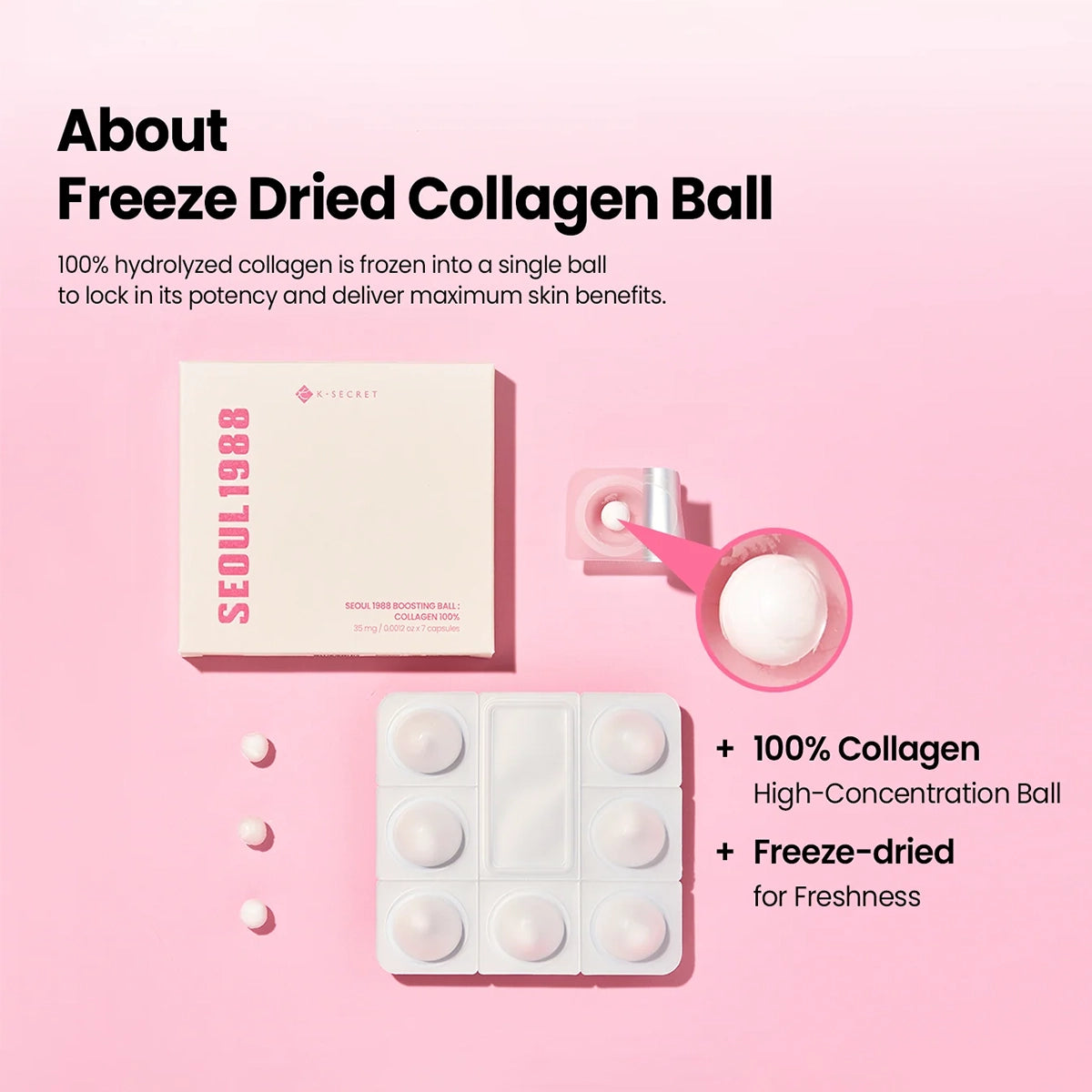 SEOUL 1988 BOOSTING BALL : COLLAGEN 100%