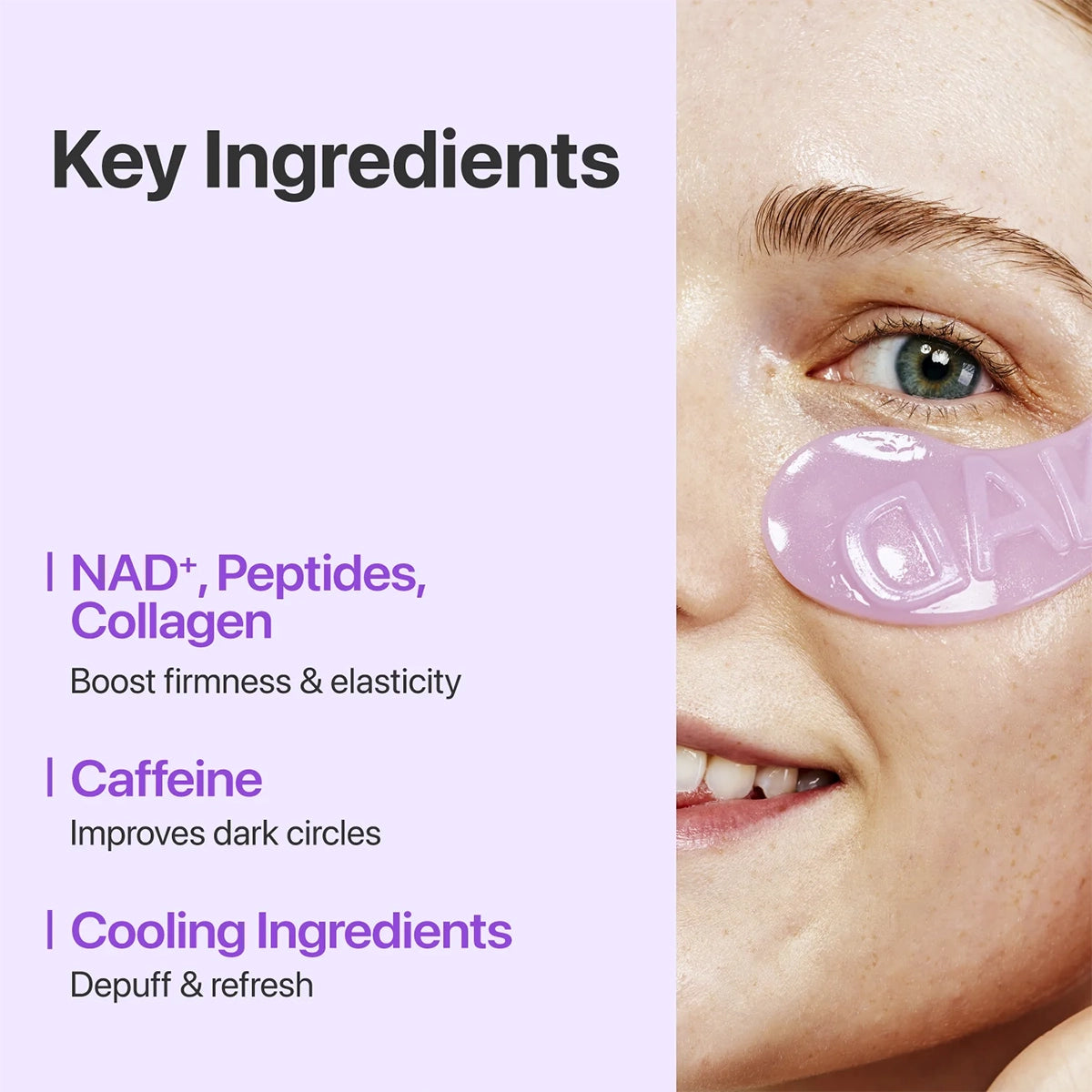 numbuzin 9+ NAD+ Collagen Under Eye Patches