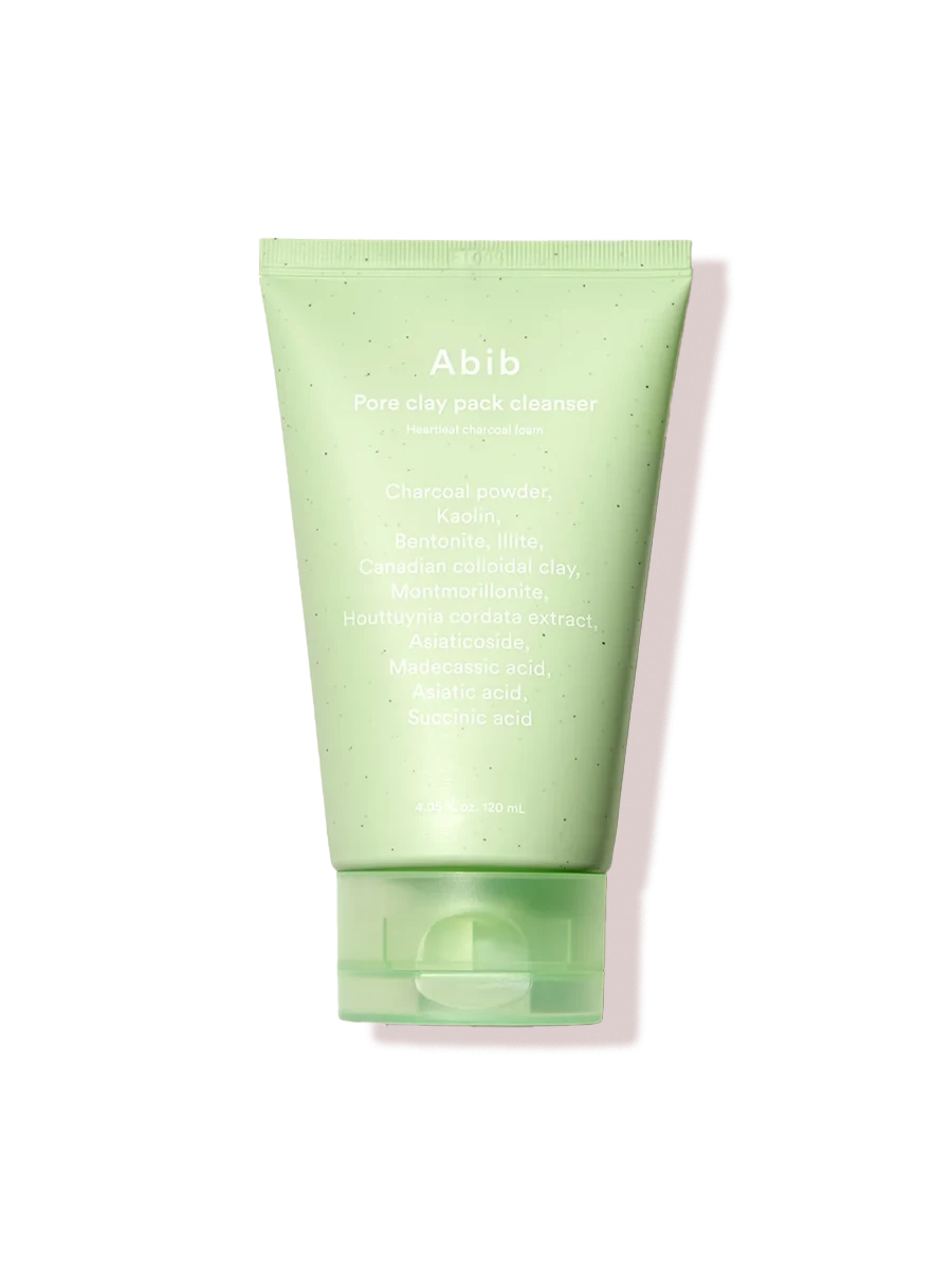 Abib Pore Clay Pack Cleanser Heartleaf Charcoal Foam